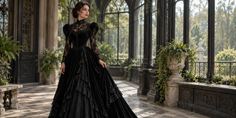 robe victorienne gothique : les coupes, les matières et comment la porter aujourd'hui