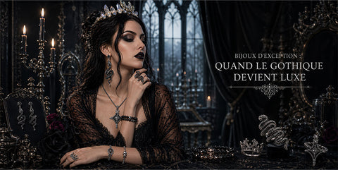 bijoux d'exception gothique en argent et zircons