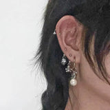 Piercing Oreille Gothique Punk Crâne