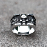 Vintage Gothic Skull Ring