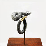 Gothic Rattlesnake Ring