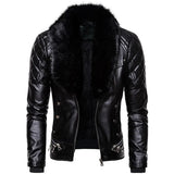 Veste Gothique Col Fourrure