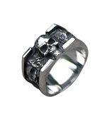 Bague Gothique Tête de Mort Vintage