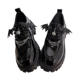chaussures gothiques chauve-souris - L'Antre Gothique