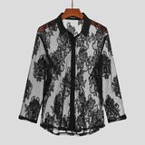Chemise Gothique Streatwear Dentelle