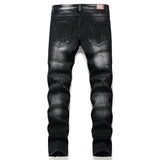 Gothic Denim Biker Pants