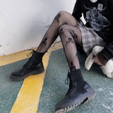 Gothic Skull Tights