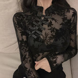 Asiatisches Gothic-Shirt