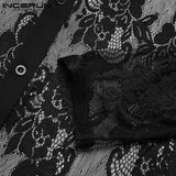 Gothic Streetwear Lace Shirt