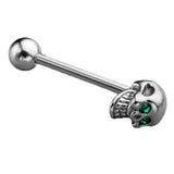 Piercing Langue Gothique Cristal