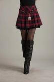 Jupe Gothique Ecossaise en Dentelle- Antre Gothique