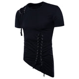 T-shirt gothique asymétrique