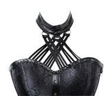Corset Gothique Steampunk à Collier- Antre Gothique