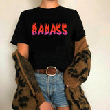 T-Shirt Gothique "BADASS" - Antre Gothique