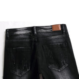 Gothic Denim Biker Pants