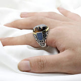 Gothic Punk Rock Silver Ring
