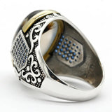 Gothic Punk Rock Silver Ring