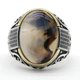 Gothic Punk Rock Silver Ring