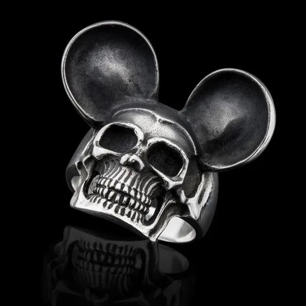 Gothic Mickey Mouse Ring L'Antre Gothique