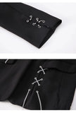 Veste Gothique Streetwear à Chaînes