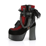 Bottines Gothiques à Chaînes et Lacets