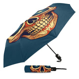 Parapluie Gothique Tête de Mort Rieur