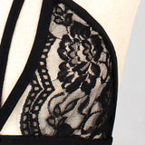 Gothic Lace Harness Bra