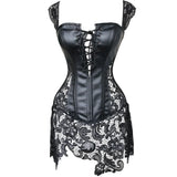 Corset Gothique Sexy Dentelle - L'Antre Gothique