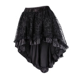Jupe Gothique Steampunk Vintage Dentelle - Antre Gothique