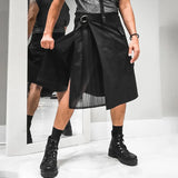 Gotischer Kilt mit Schleierfutter