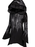 Gothic Punk Style Hooded Sweatshirt