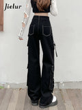 Jeans Gothique Cargo en Denim - Antre Gothique