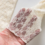 Chaussettes Gothiques Résille Florale