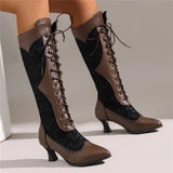 Victorian Gothic Lace Boots