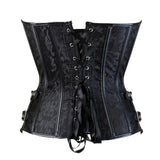 Gothic Steampunk Jacquard-Korsett