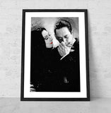Poster Gothique Morticia & Gomez