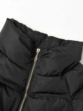 Gothic-Mantel, wattierte Daunenjacke