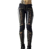PANTALON GOTHIQUE PUNK ROCK SIMILI CUIR - ANTRE GOTHIQUE