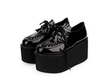 Creepers Gothique Punk à Plateforme 10 cm - L'Antre Gothique