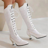 Victorian Gothic Lace Boots