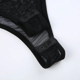 Body Gothique Clubwear Echancré