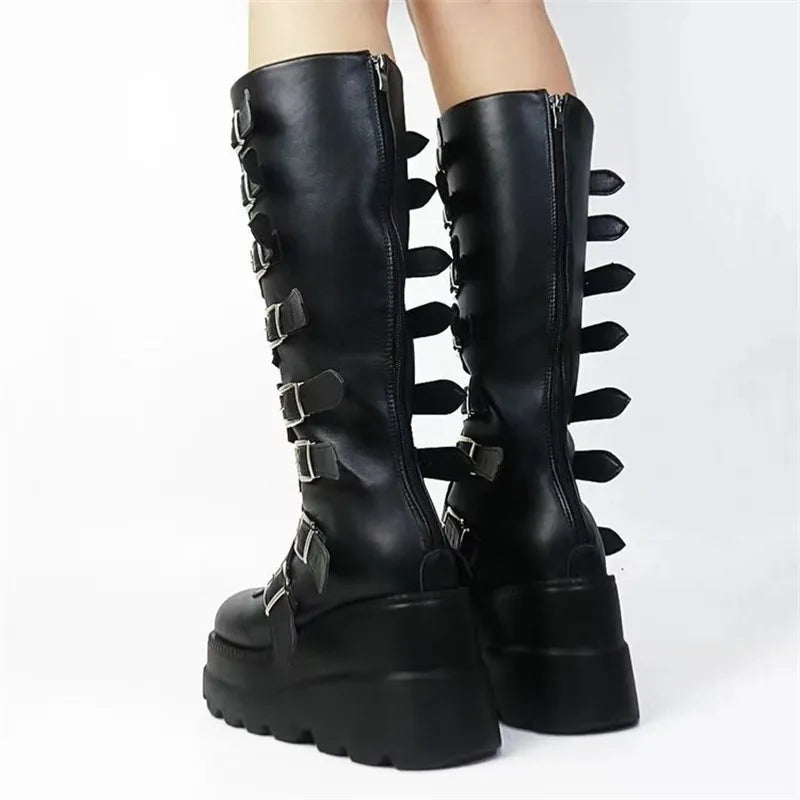 Cyber sales goth boots
