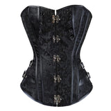 Corset Gothique Steampunk Jacquard - L'Antre Gothique