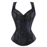 Corset Gothique steampuk floral - Antre Gothique
