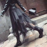 Gothic Tulle Skirt, Lolita style