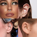 Piercing Nez Gothique Punk à Rivets