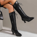 Victorian Gothic Lace Boots