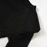 Robe Gothique Femme à Manches Longues Transparente