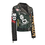 Gothic Skull Graffiti Jacket