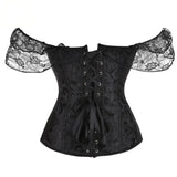 Corset Gothique Bustier Jacquard
